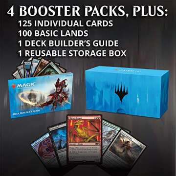 Magic: The Gathering Ravnica Allegiance Deck Builder's Toolkit | 4 Booster Packs | 125 Cards