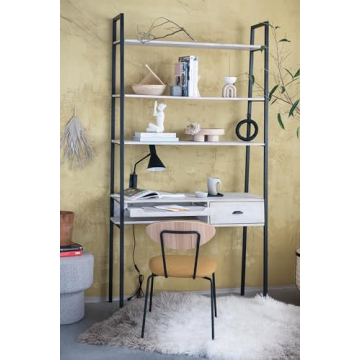 Elegant Bloomingville Marble Bookends for Home & Office