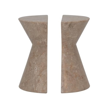 Elegant Bloomingville Marble Bookends for Home & Office