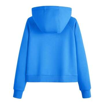 MAGCOMSEN Women's Half Zip Pullover Fleece Quarter Zip Hooded Sweatshirt Athletic Running Gym Hoodie...