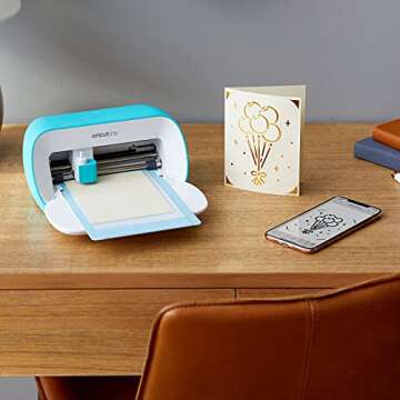 Cricut Joy Card Mat, 4.5" x 6.25", Crafting Mat for All Cards, Reusable with Clear Protective Film, Customize Cards Quickly, Compatible Cutting Machine