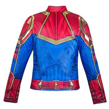 Marvel Captain Costume for Girls, Size 7/8 Multicolored