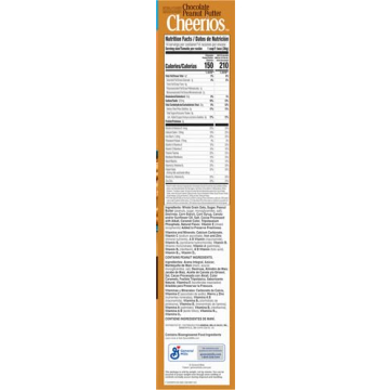 Chocolate Peanut Butter Cheerios Healthy Cereal 18 OZ