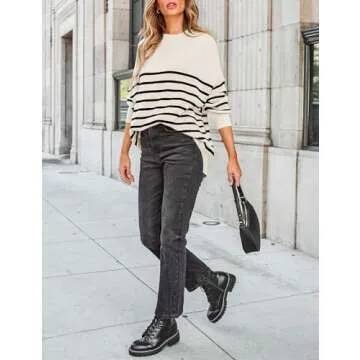 ZESICA Women's Oversized Winter Sweater - Cozy & Stylish