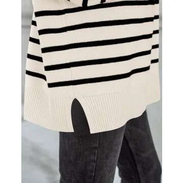 ZESICA Women's Oversized Winter Sweater - Cozy & Stylish