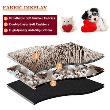 Soft Plush Hooded Cat Bed for Dogs & Cats - KWEWIK