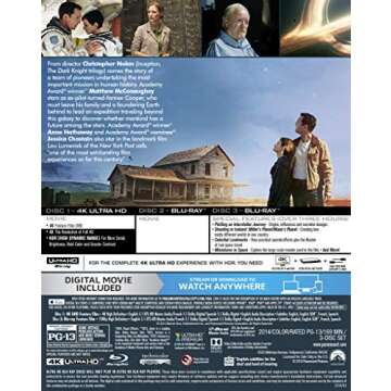 Interstellar (4K UHD + Blu-ray + Digital)
