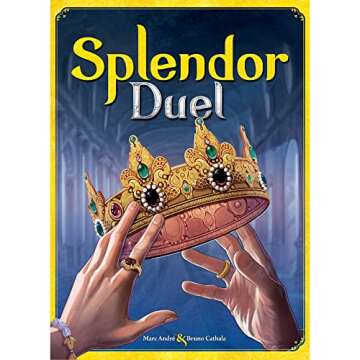 Space Cowboys Splendor Duel Board Game - Two-Player Strategy Game for Intense Gem Collecting Battles - Fun Family Game for Kids and Adults, Ages 10+, 2 Players, 30 Minute Playtime, Made