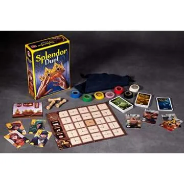Space Cowboys Splendor Duel Board Game - Two-Player Strategy Game for Intense Gem Collecting Battles - Fun Family Game for Kids and Adults, Ages 10+, 2 Players, 30 Minute Playtime, Made