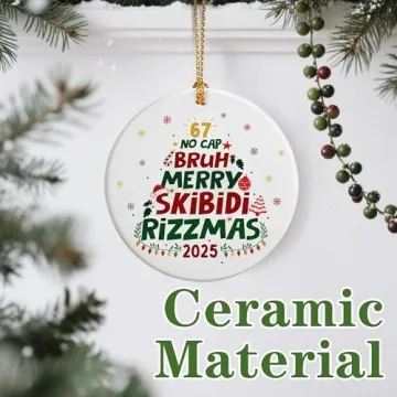 Funny Six Seven Christmas Ornament for Memes & Teens