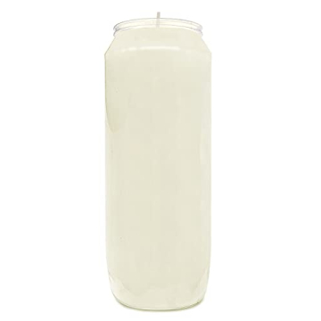 9 Day White Prayer Candles - 10 Pack of 7" Pillar Candles