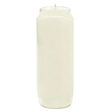 9 Day White Prayer Candles - 10 Pack of 7" Pillar Candles