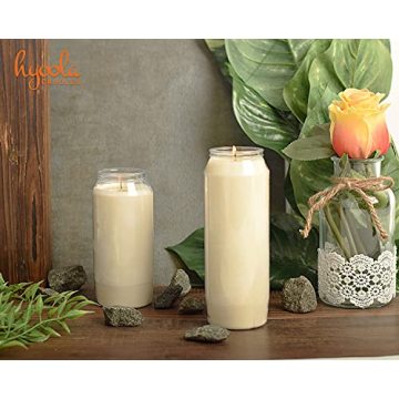 9 Day White Prayer Candles - 10 Pack of 7" Pillar Candles