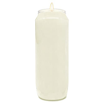 9 Day White Prayer Candles - 10 Pack of 7" Pillar Candles