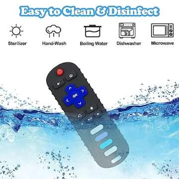 ERSIHUA Silicone Baby Teething Toys - 2-Pack Remotes