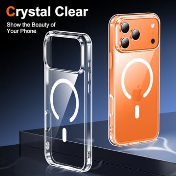 Temdan Clear iPhone 17 Pro Case with Screen Protector