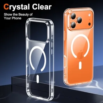Temdan Clear iPhone 17 Pro Case with Screen Protector