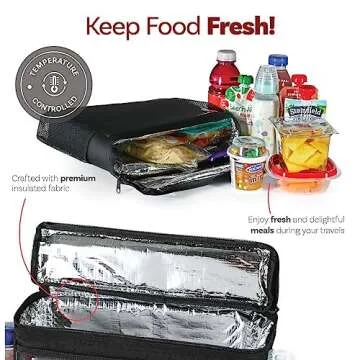 Lebogner Car Seat Back Organizer for iPads & Coolers