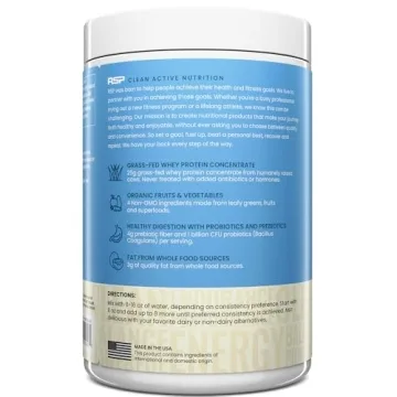 RSP TrueFit Protein Shake Grass-Fed Meal Replacement