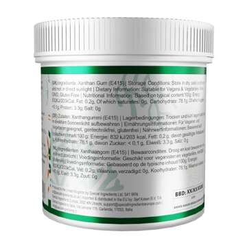 XANTHAN GUM PREMIUM QUALITY EXTRA FINE POWDER FOOD GRADE 500g GLUTEN FREE