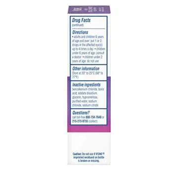 Visine Multi-Symptom Eye Drops for Red Eyes and Irritation Relief