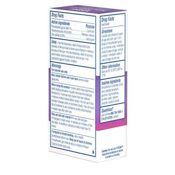 Visine Multi-Symptom Eye Drops - Astringent, Lubricant & Redness Reliever for Irritated, Dry, Red Eyes - 0.5 fl. oz