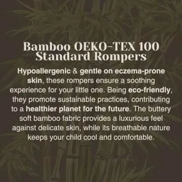 Nesting Club Ribbed Bamboo Baby Romper for 6-12 Months