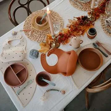 Mushie Silicone Suction Bowl BPA-Free Non-Slip Design