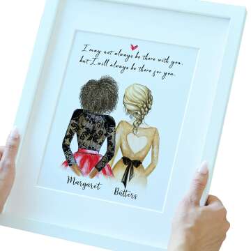 Best Friend Personalized Art - Unique Gift 2021