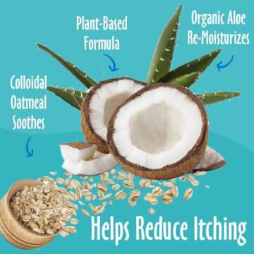 earthbath, Oatmeal & Aloe Conditioner - Dog Conditioner for Allergies & Itching, Dry Skin, Helps Det...