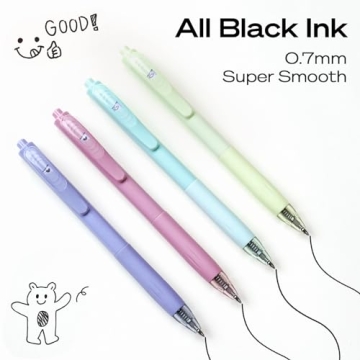WRITECH Gel Pens: Smooth Black Ink 8ct Set for Creativity