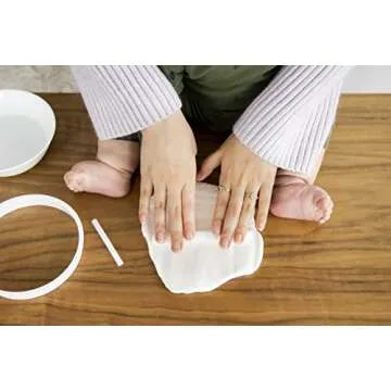 Tiny Ideas Baby Handprint Footprint Ornament Kit