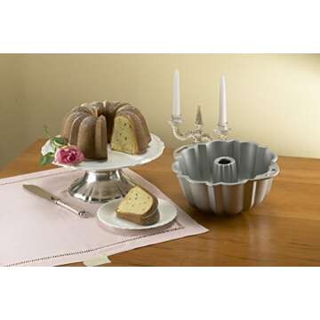 Nordic Ware Platinum Bundt Pan for Perfect Cakes