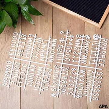 Felt Letter Board with 650 Letters, Numbers & Symbols - 12x16 Inch Changeable Message Board with Oak Wooden Frame, Plus Free Letter Bag