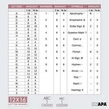 Felt Letter Board with 650 Letters, Numbers & Symbols - 12x16 Inch Changeable Message Board with Oak Wooden Frame, Plus Free Letter Bag