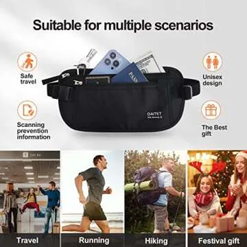 Travel Securely with DAITET's RFID Money Belt