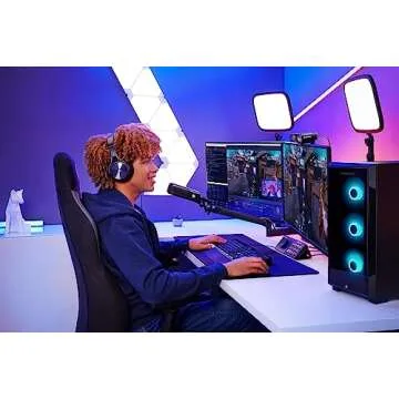 Elgato Facecam Pro, True 4K60 Ultra HD Webcam for Live Streaming, Gaming, Video Calls, Advanced Ligh...