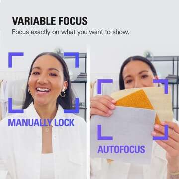 Elgato Facecam Pro, True 4K60 Ultra HD Webcam for Live Streaming, Gaming, Video Calls, Advanced Light Correction, DSLR Style Control, Wide Angle, Works with OBS, Teams,Zoom, PC/Mac, Black