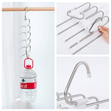 Kalimdor Space Saving Pants Hangers for Organized Closets