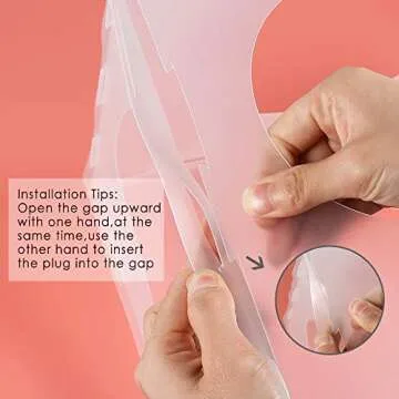 Auihiay 2-10 Inch Collapsible Plastic Balloon Sizer Box Cube, Balloon Size Measurement Tool for Balloon Decorations, Balloon Arches, Balloon Columns