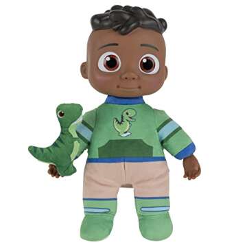 CoComelon My Friend Cody with Dinosaur Plush - Plays ‘Cody’s Special Dinosaur Day’ Song Clips ...