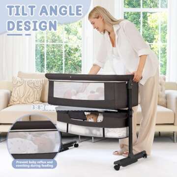 3-in-1 Baby Bassinet: Safe, Comfortable & Stylish