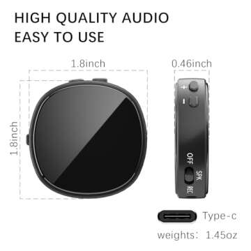 128G Digital Voice Recorder with Voice Activation and Playback