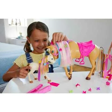 Barbie Groom 'n Care Horses Playset with Doll