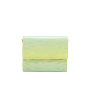 JW PEI Women's Mini Flap Crossbody - Light Yellow & Blue