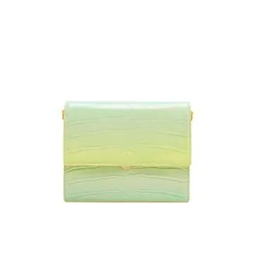 JW PEI Women's Mini Flap Crossbody - Light Yellow & Blue