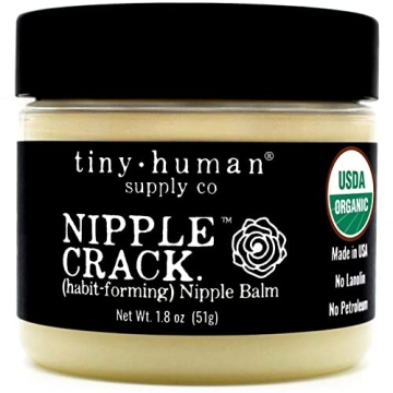 Organic Nipple Cream - Lanolin Free Nipple Butter for Breastfeeding Mothers, No Wash Needed