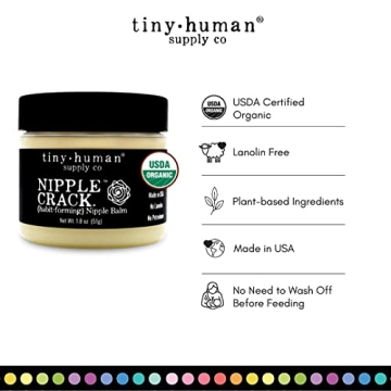 Organic Nipple Cream for Breastfeeding Moms - Safe and Effective