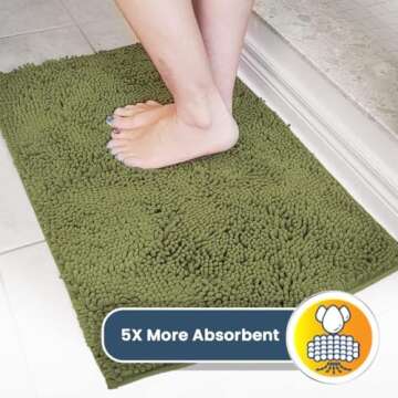Muddy Mat® Highly Absorbent Non-Slip Mat for Home