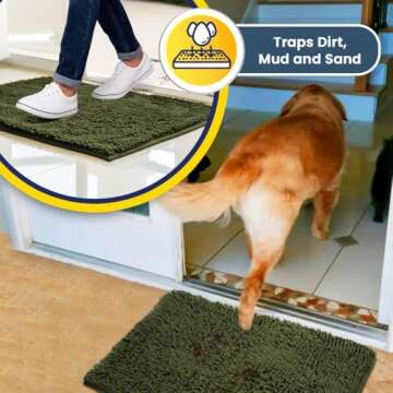 Muddy Mat® Highly Absorbent Non-Slip Mat for Home